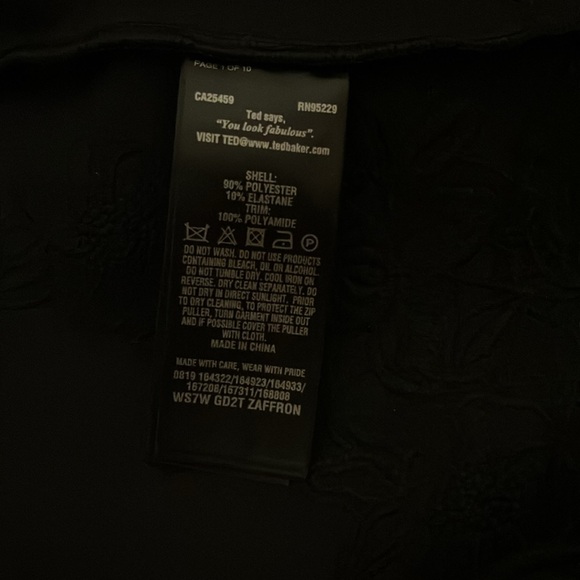 Ted Baker Mock Neck Mini Dress - Picture 10 of 12